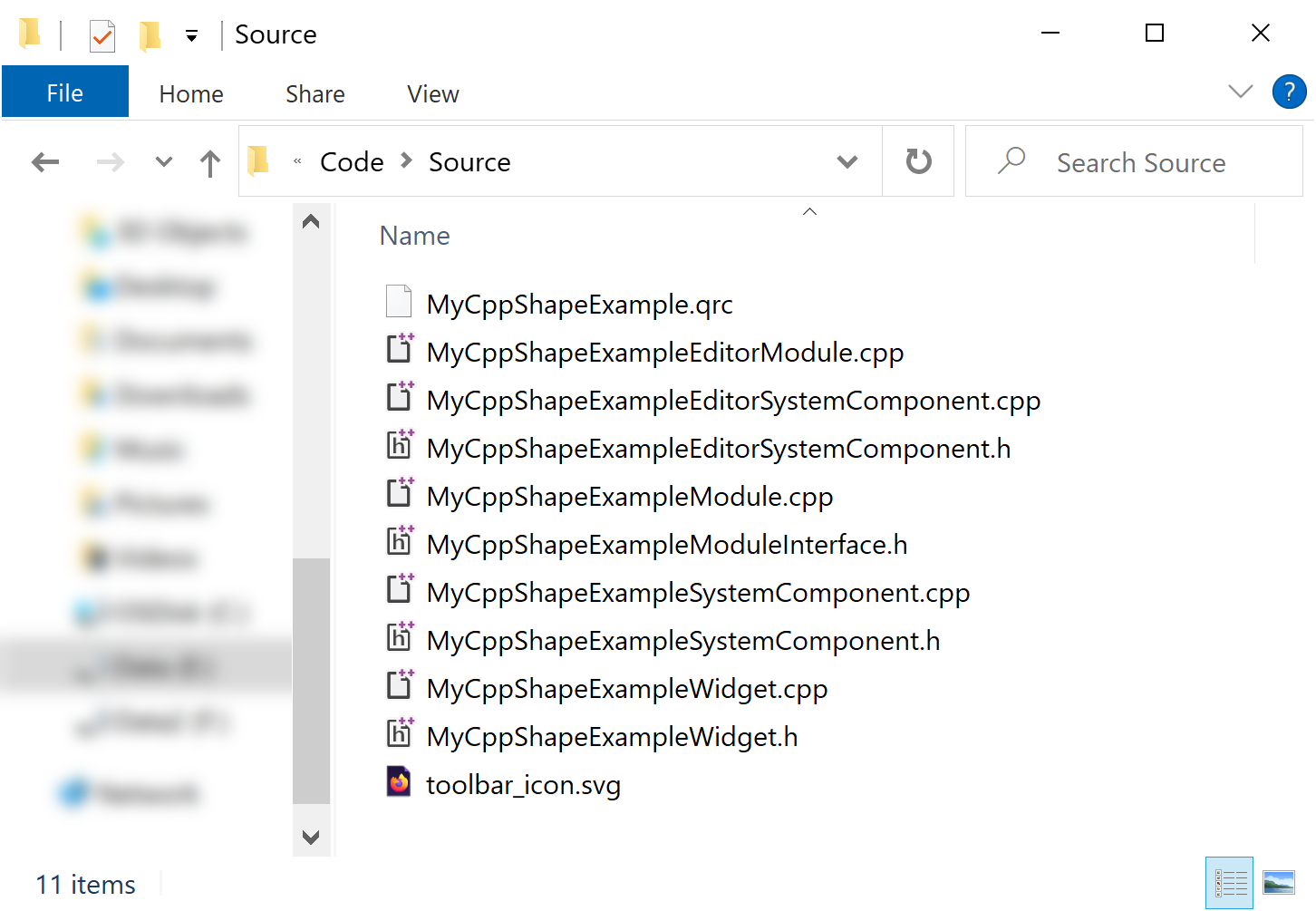 Editor with a tool created using the CppToolGem template.