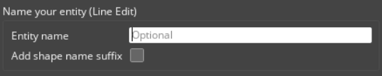 Shows UI for an input field and checkbox